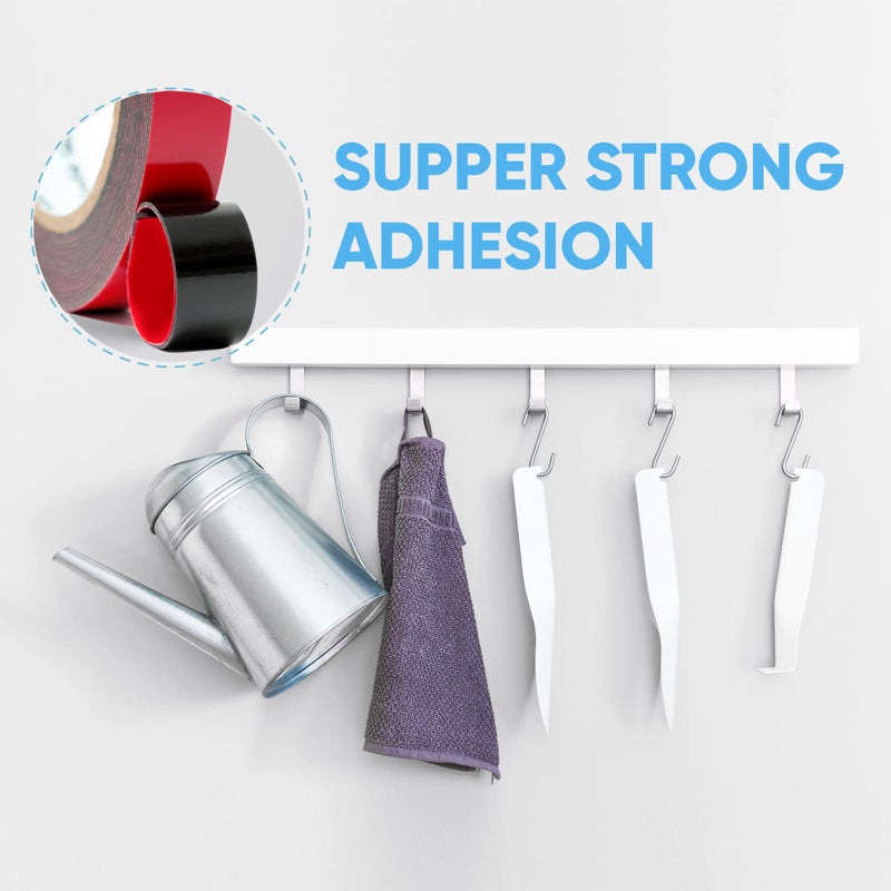 HpP شريط لاصق مزدوج الجوانب HPP، شريط قوي وعالي التحمل للاستخدام الداخلي والخارجي (0.75 بوصة × 16 قدم) - Image 3